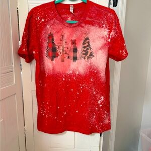 Distressed Christmas Tee M